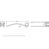 Palec zgrabiarki Claas Liner 955483