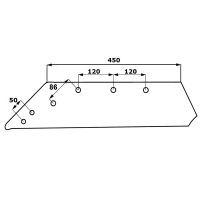 Lemiesz lewy 930.79.122.1VIS 46W Pottinger