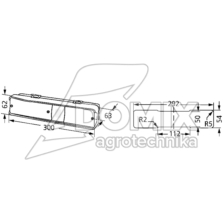 Lampa tylna 3713911M