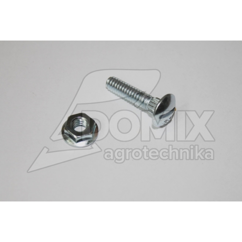 Śruba nożyka kosy M6x31 z nakrętką 626406