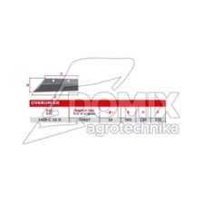 Lemiesz prawy SR 74607B Overum