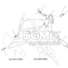 Przedni element płozy AK12W 3401903