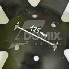 Talerz skrajny 520x8mm 6-otw prawy 00311463 VIS