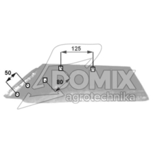 Lemiesz pod dłuto prawy N132/152 200616 VIS