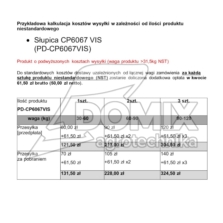 Słupica CP6067 VIS