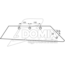 Lemiesz lewy WSM40 PK701401B Vogel&Noot