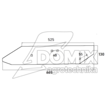 Płoza długa ZX lewa Po/1712 1067520030