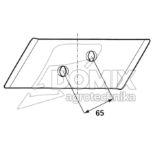 Dłuto lemiesza prawe UC V 84060 92206B 12mm Overum