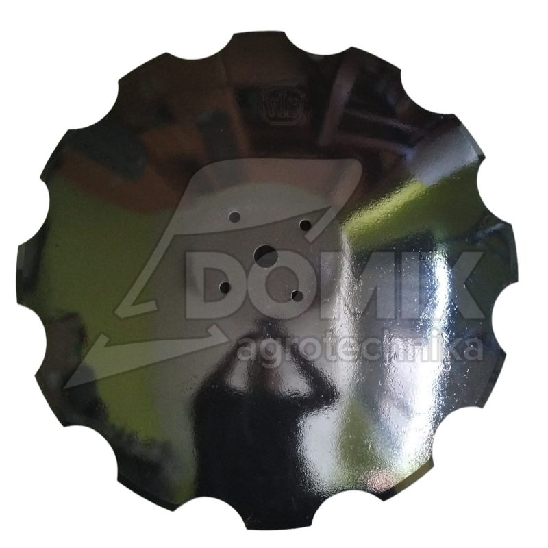 Talerz uzę 610mm Z12 4otw. roz 115mm gr 6mm MN VIS
