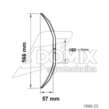 Talerz uzęb 560mm Z11 4otw. roz 115mm gr.4mm MN B