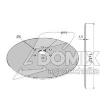 Talerz redl. D373x3 13825091 Bellota 1981-14,5R-35