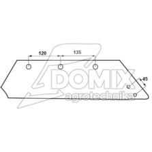 Lemiesz lewy pod dłuto KG 14/16 RSS 9691290VIS