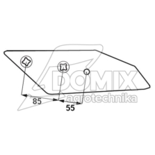 Nakładka prawa 15 mm napawana 3364150N Lemken VIS