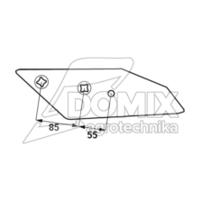 Nakładka lemiesza B2S lewa 3364051 Lemken VIS 15mm