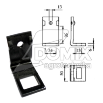Uchwyt zęba 32x10/12mm na ramę 50x50mm AF662