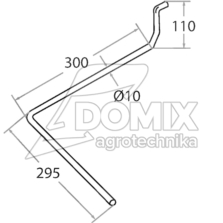 Palec zagarniający prawy poz.26 Amazone D8 3420400