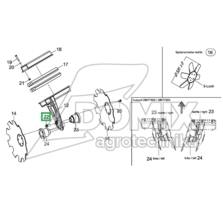 Śruba M20x45 00360195, 00360922 Horsch