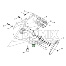 Piasta kpl 3 otwry 34189000 Tiger Horsch VIS