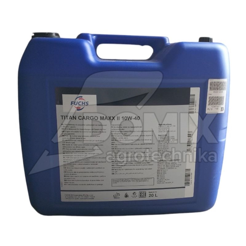 Olej Titan Cargo Maxx II 10W40 20l