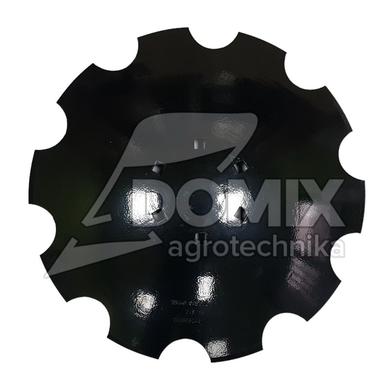 Talerz uzębiony 560mm Z10 6-otw. 122mm  gr.4mm