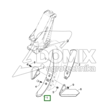 Redlica środkowa dolna napawana 12mm 34060850N