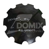 Talerz uzębio 510x6mm 4-otw rozst 98 mm z10 910964