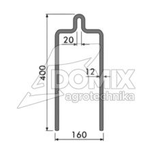 Palec zagarniający 150 mm 23250303 Horsch