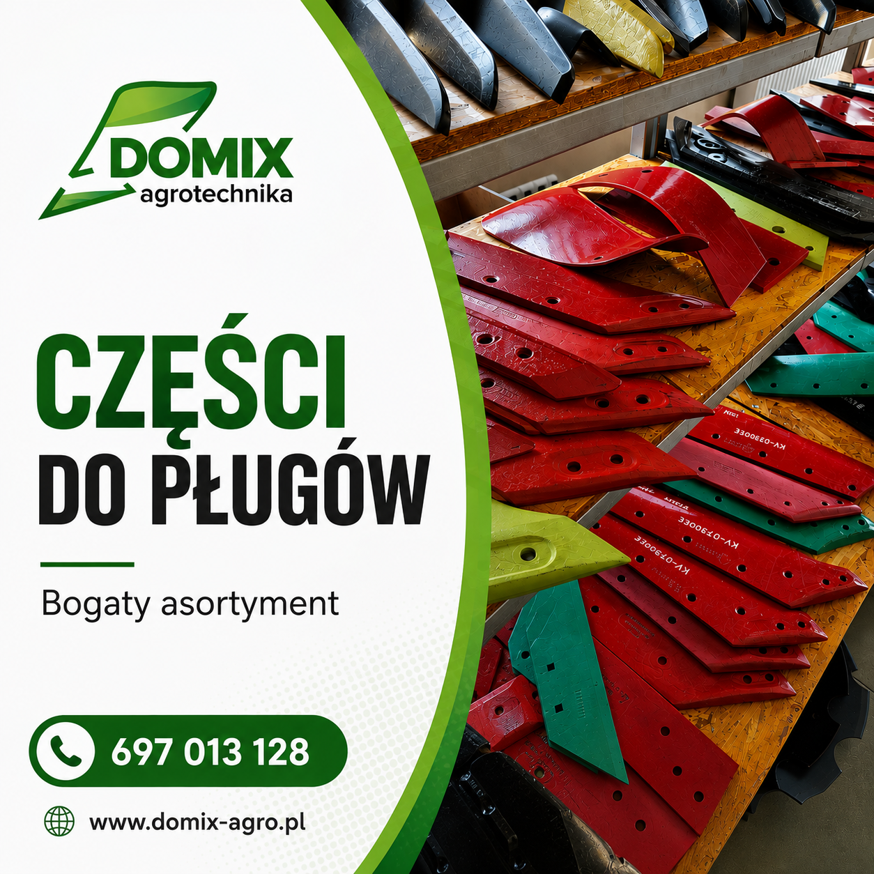 Sezon w pełni? Zadbaj o serce swojego pługa z DOMIX-AGRO!