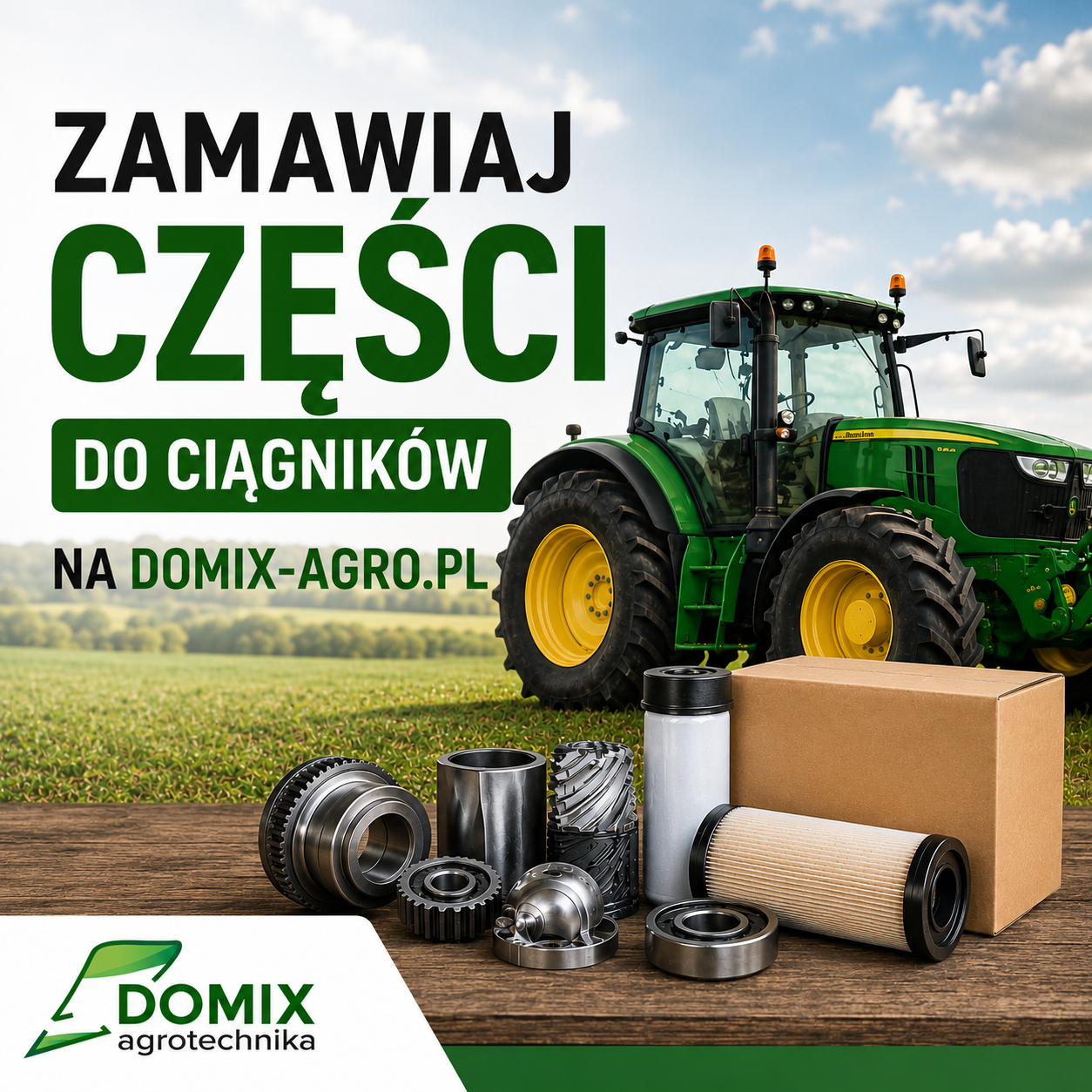 Części do ciągników rolniczych w DOMIX-AGRO – sprawdź, jak działamy i co znajdziesz na naszym magazynie!